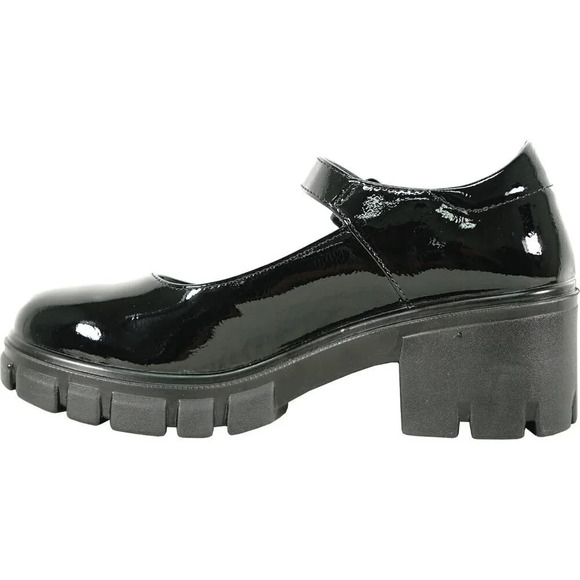 Women Platform  Chunky Heel Penny Loafer Dress Shoe - Picture 6 of 8